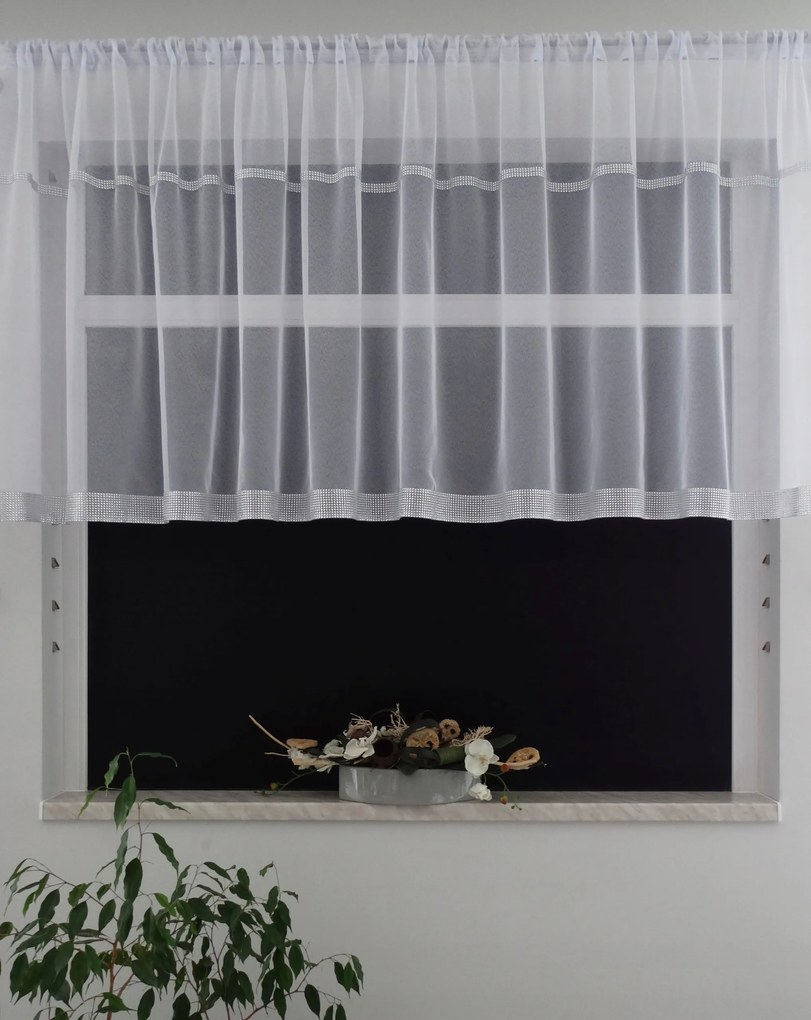 Mg Függöny 300x120cm Enzo kész cirkóniákkal Varrott