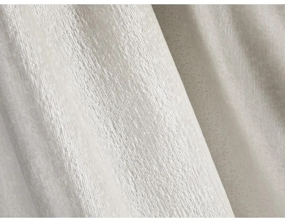 Krémszínű kárpitozott ágyneműtartós franciaágy ágyráccsal 180x200 cm Lupine – Micadoni Home