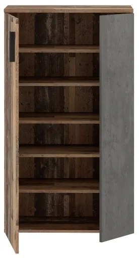 Cipőtartó ETON barna/antracit