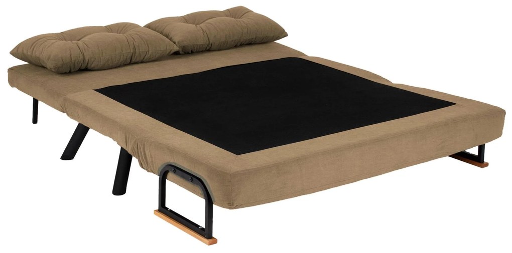 Kanapé futon Sandy (világosbarna). Akció -20%. 1101767