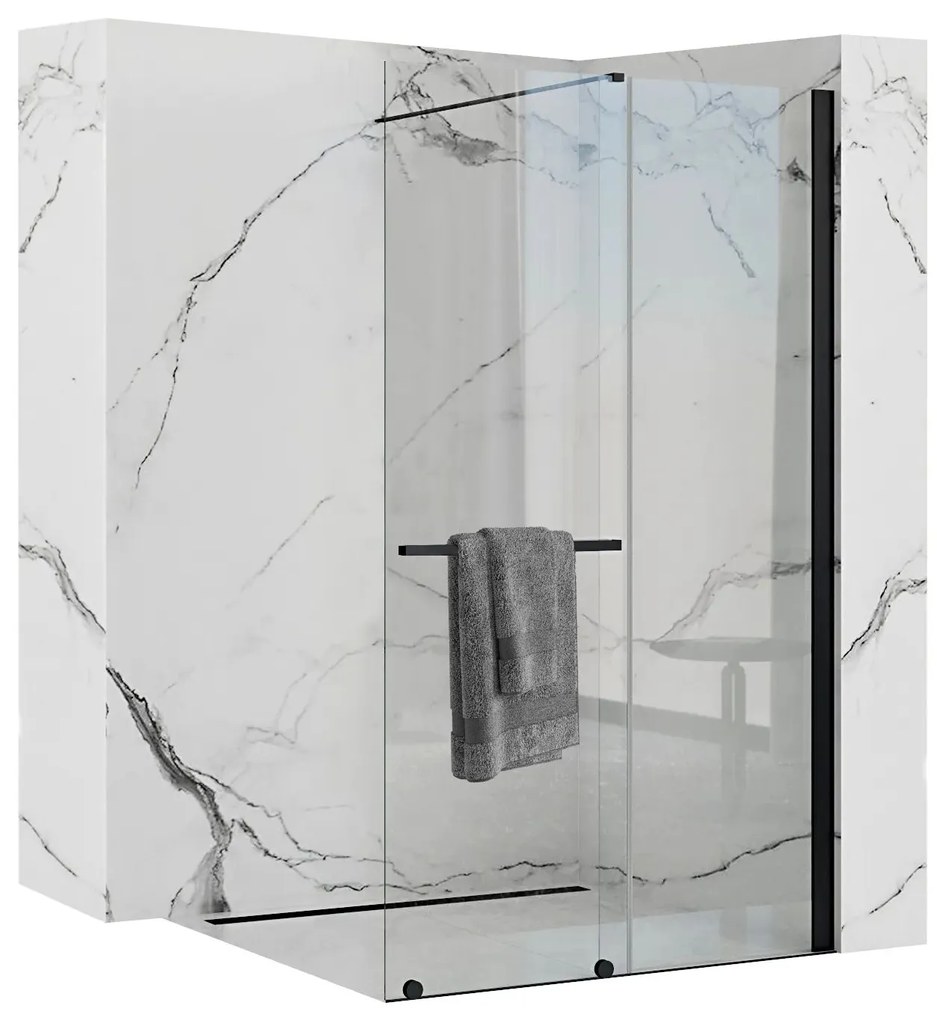 Zuhanyfal Rea Cortis Black 100