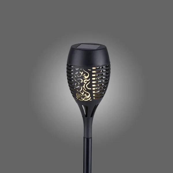 JUST LIGHT. 19106-18-3 - 3x LED napelemes lámpa FACKEL LED/0,24W/1,2V fekete