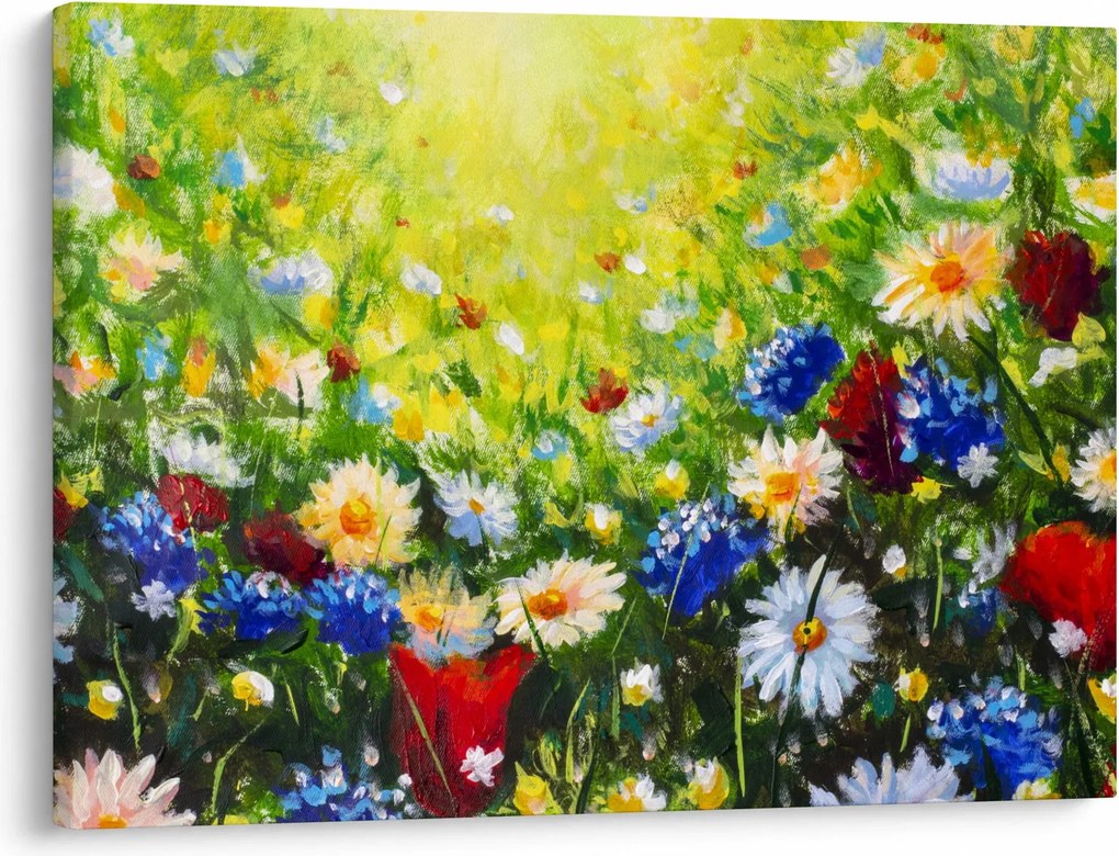 Vadvirágok képe (70x50 cm)