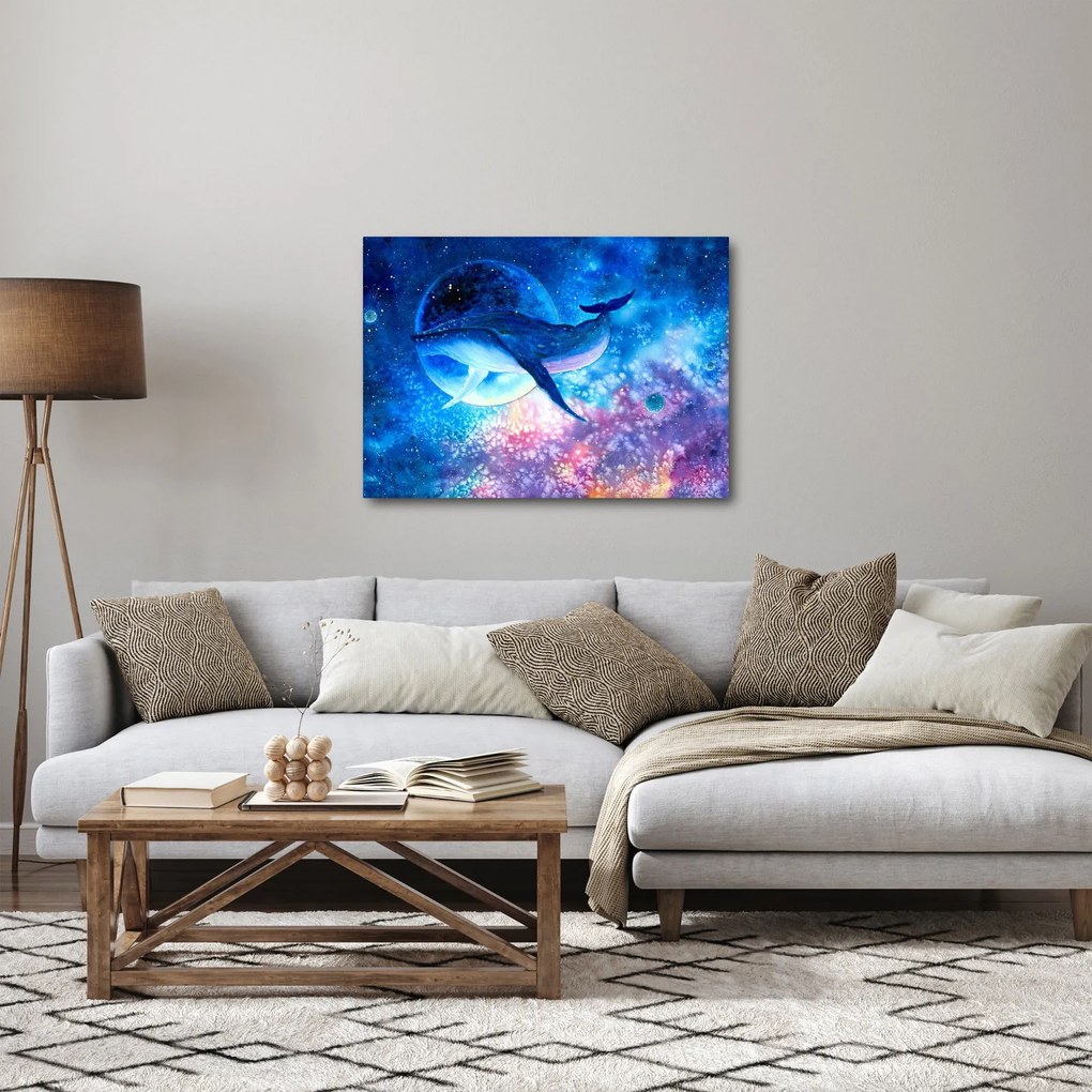 Kép - Űrbálna (70x50 cm)