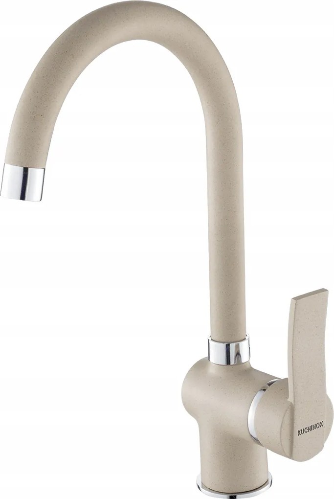 Konyhai mosogató csaptelep álló bézs Madeira