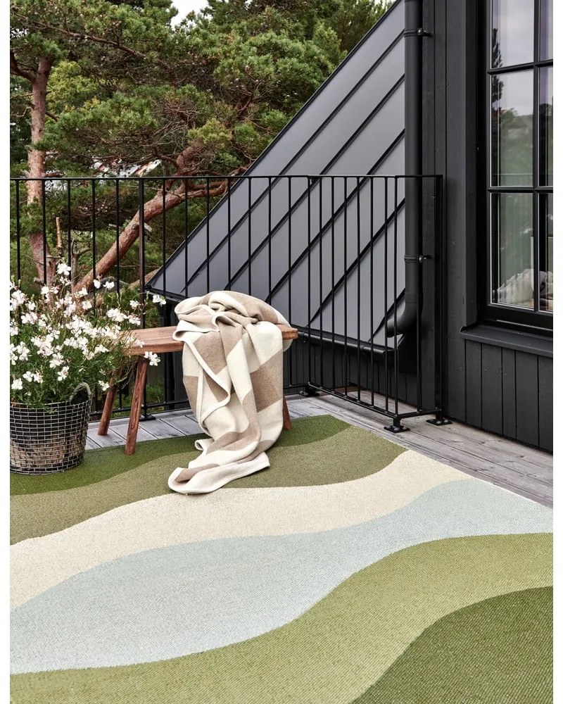 Zöld kültéri-beltéri futószőnyeg 70x300 cm Urvi Woods – Pappelina