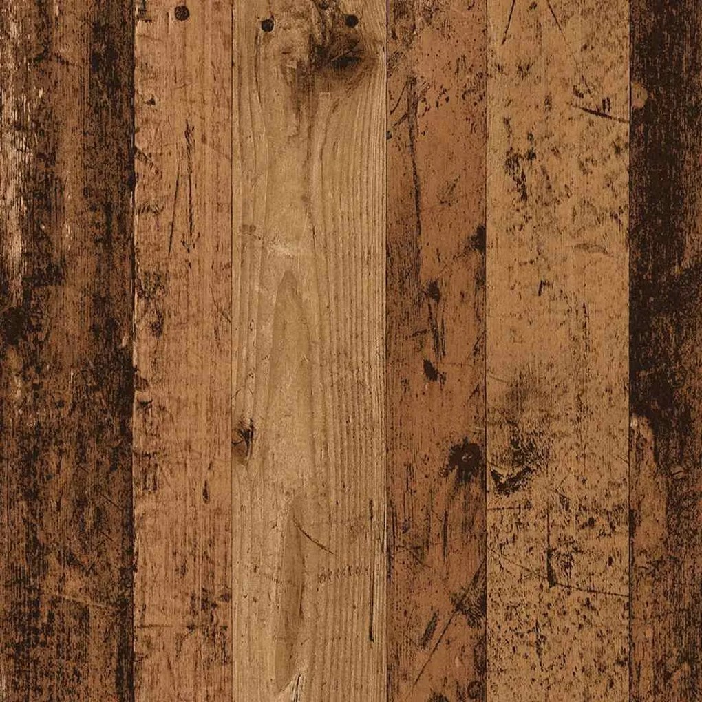 TV szekrény 2 db Régi fa 80x35x36,5 cm Műanyag fa