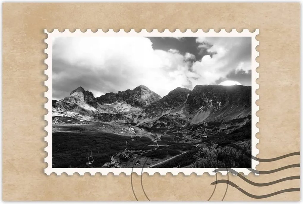 Poszterek 60x40 Tátra Lengyel hegyek Kilátás