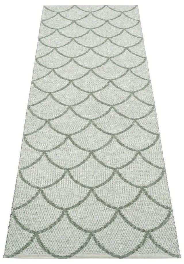 Zöld kültéri-beltéri futószőnyeg 70x225 cm Kotte Army Sage – Pappelina