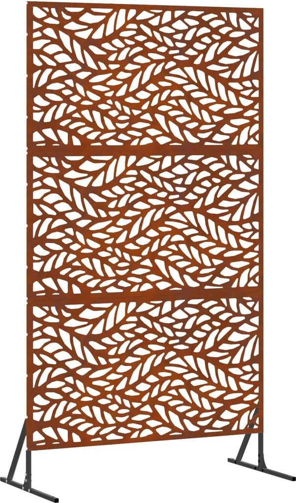 vidaXL Magánszféra Képernyő Szürke 100 x 50 x 180 cm Időjárásálló acél