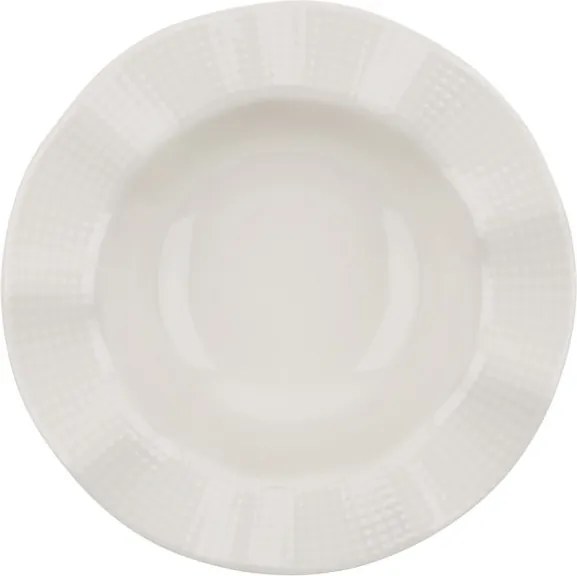 24 részes porcelán étkészlet krém