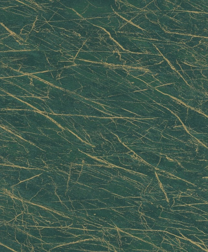 Zöld márvány fali tapéta arany Factory IV 428940 Rasch