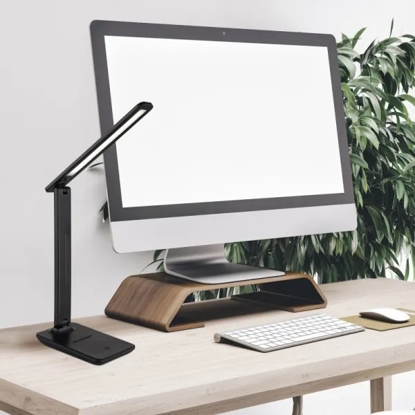 Globo 58439SA - LED érintős fényerőszabályzós, újratölthető BRIGHTON asztali lámpa LED/4W/5V 1800 mAh fekete