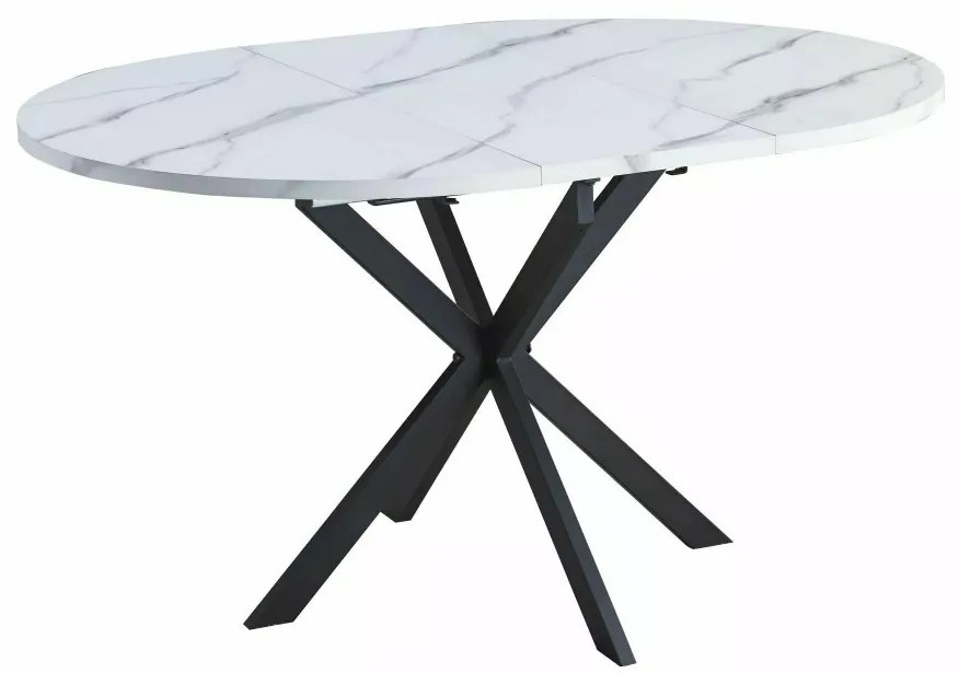Gaston bővíthető étkezőasztal fehér 100-135cm
