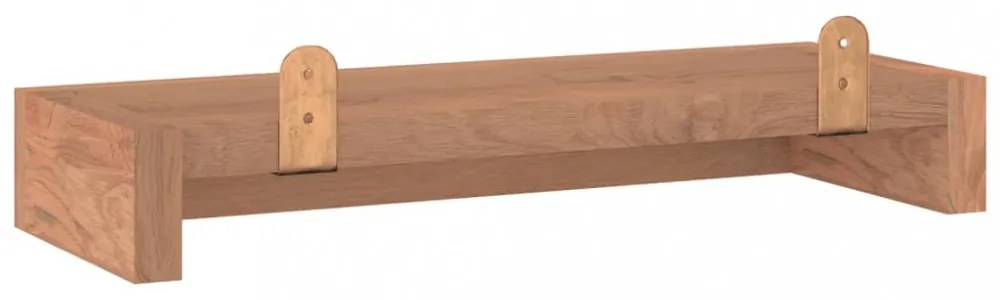 2 db tömör tíkfa falipolc 40 x 15 x 4 cm