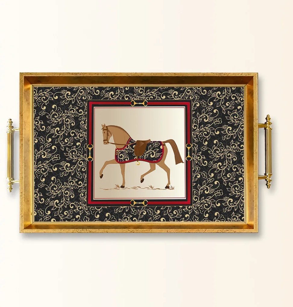 Üveg tálca 50 × 29 × 3,5 cm