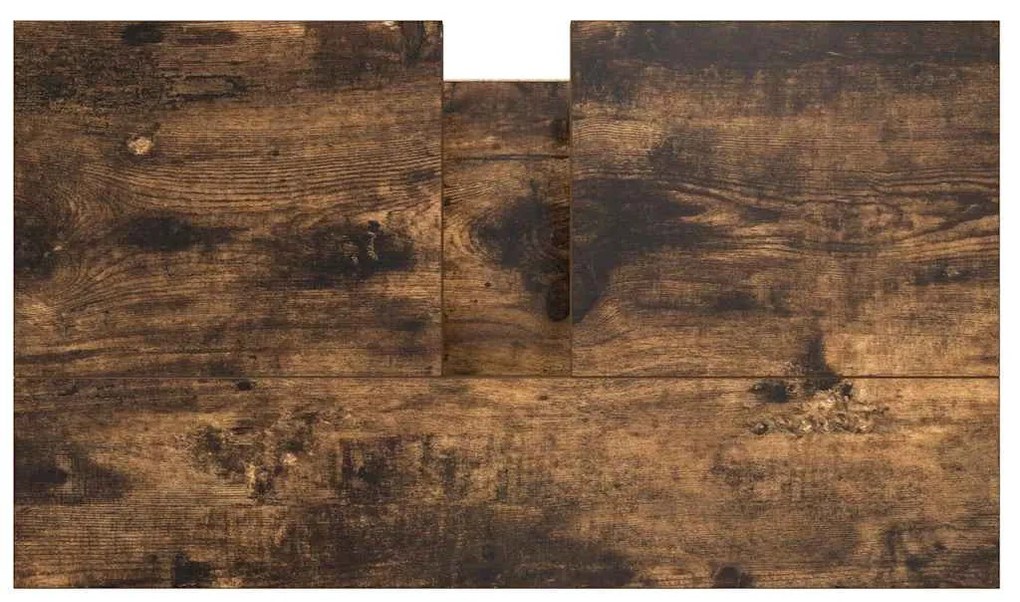 füstölt tölgy fürdőszobai mosdószekrény fiókokkal 60x34,5x60 cm