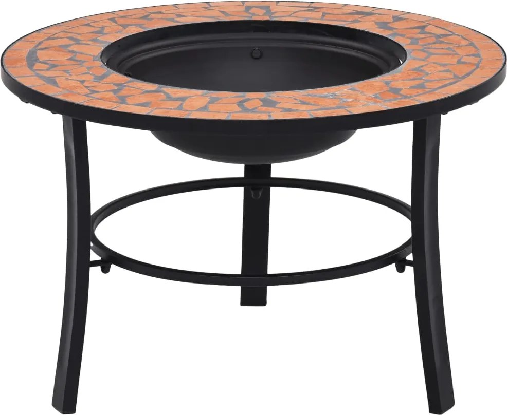 vidaXL terrakotta kerámia mozaik tűztál 68 cm
