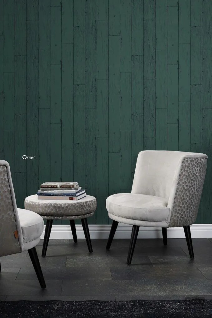 Tapéta Deszka Zöld Fa Flizelin Panelek Fa Tapéta A Szobába