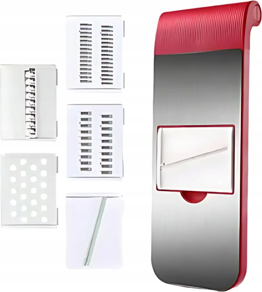 Zöldségszeletelő Piros – Kézi Aprító Szeleteléshez És Szeleteléshez