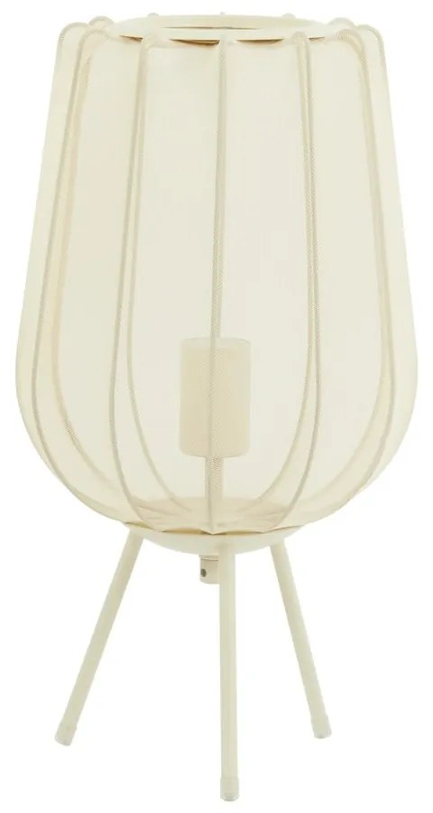 Krémszínű asztali lámpa (magasság 45 cm) Plumeria – Light &amp; Living