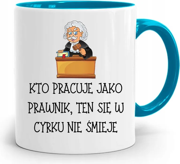 Kék Bögre Ügyvédnek Ajándék fényképes nyomtatással