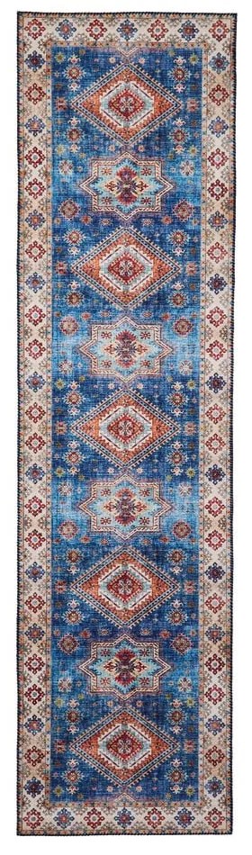 Kék futószőnyeg 60x225 cm Topaz – Think Rugs