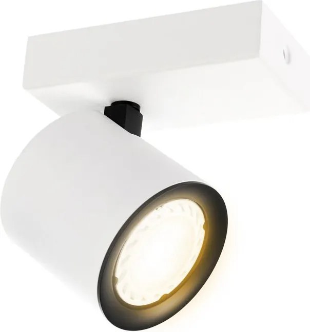Italux modern spot lámpa karlota fehér fekete itxspl-31959-1b-wh