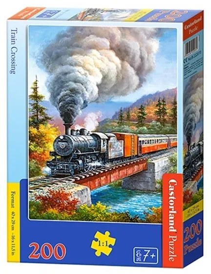 Puzzle Castorland - Vonat 200 darab