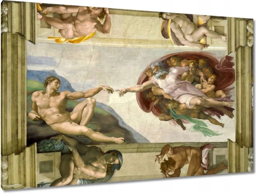 Festmények 120x80 Ádám teremtése