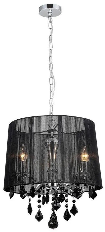 ITALUX MDM-2572/3 BK - Csillár láncon CORNELIA 3xE14/40W/230V