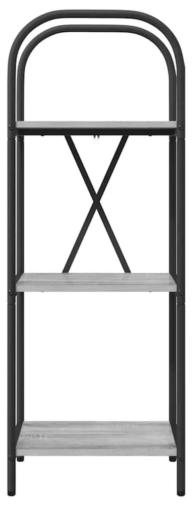 Könyvespolc Szürke sonoma 40 x 30 x 109 cm Faanyag