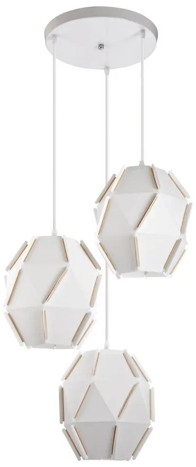 Csillár zsinóron 3xE27/60W/230V