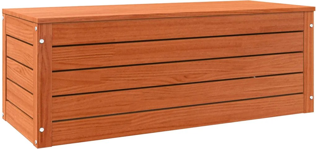 vidaXL Tároló Doboz Faggyú barna 89 x 36,5 x 33 cm Tömör fenyőfa