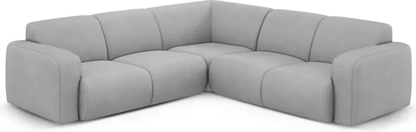 Világosszürke sarokkanapé (variálható-L alakú) Molino – Micadoni Home