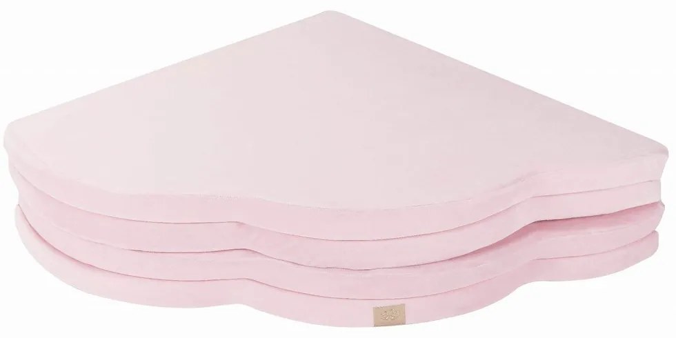 Világos rózsaszín játszószőnyeg 160x160 cm – Meowbaby