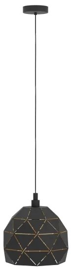 Eglo 97845 - Csillár zsinóron ROCCAFORTE 1xE27/60W/230V