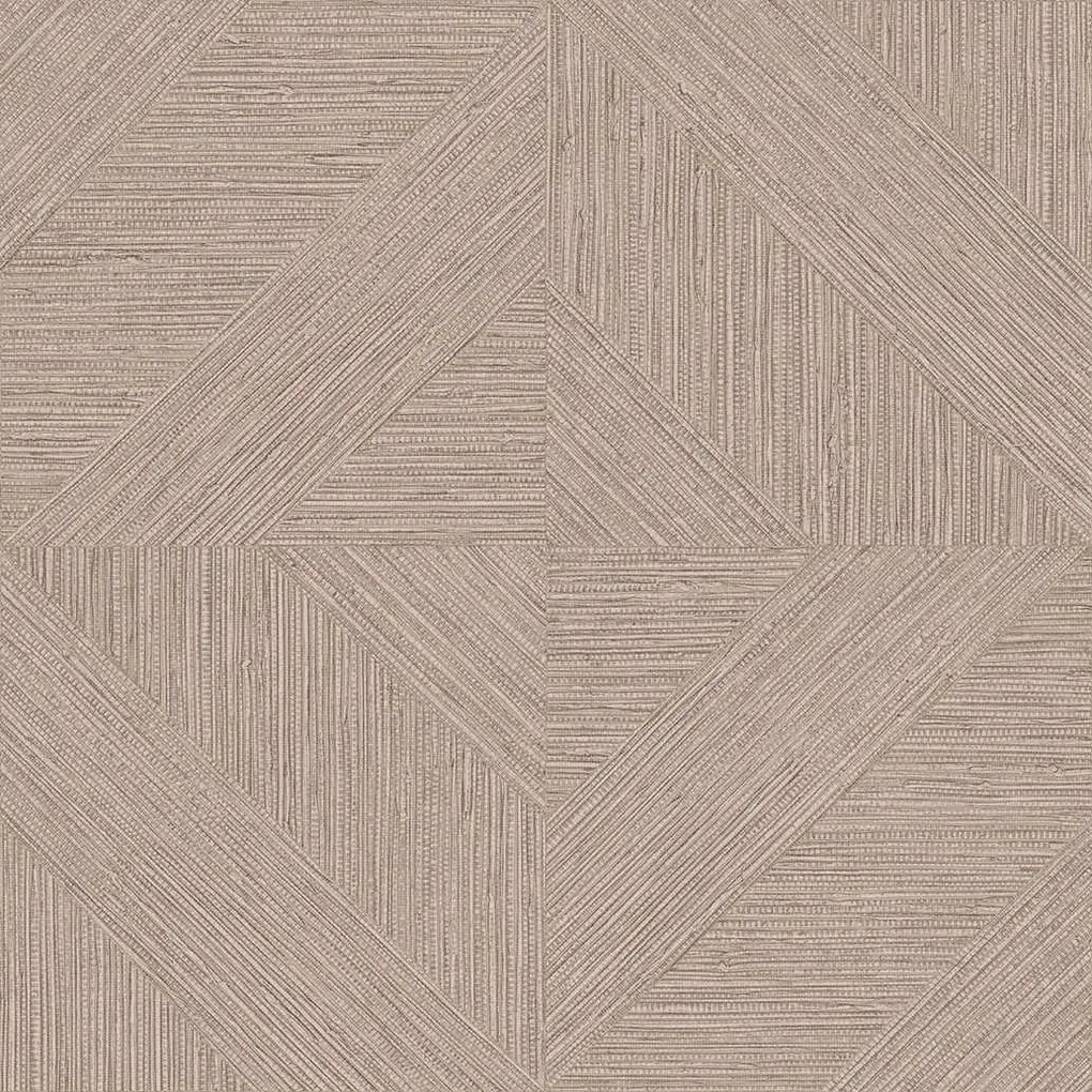 Decoprint Imani Tobago barna-szürke geometrikus texturált vlies tapéta – IM28014