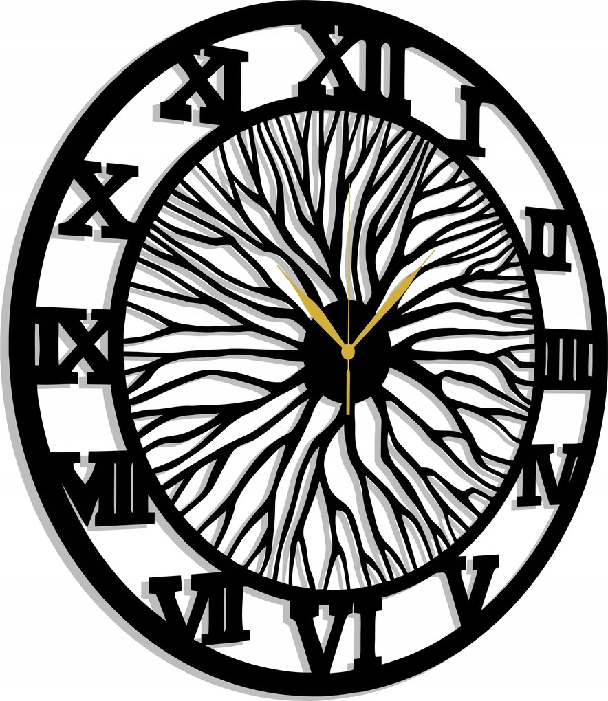 Falióra 80cm Falióra modern loft boho Nagy Számok