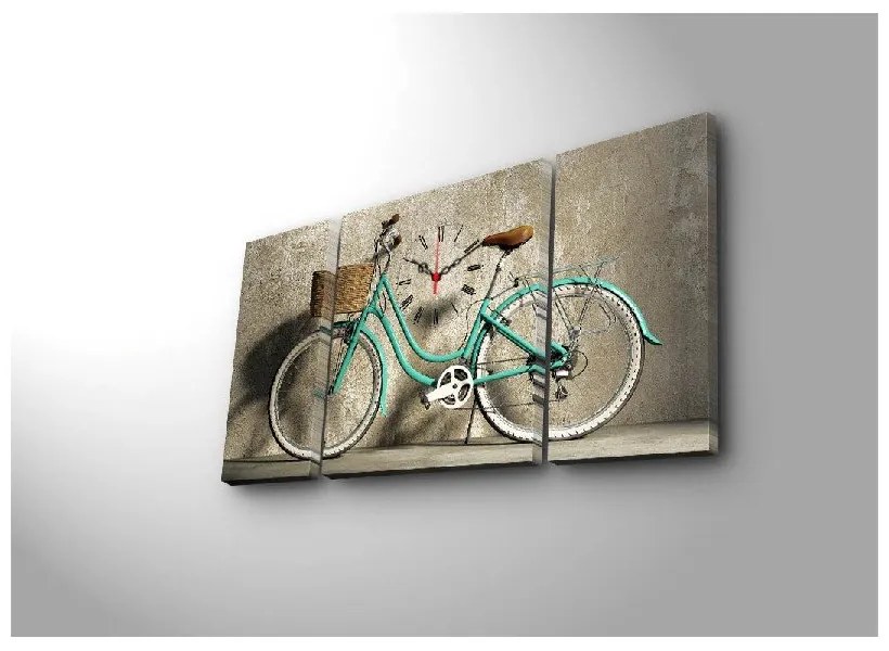 Kolo dekoratív falióra, 84 x 45 cm