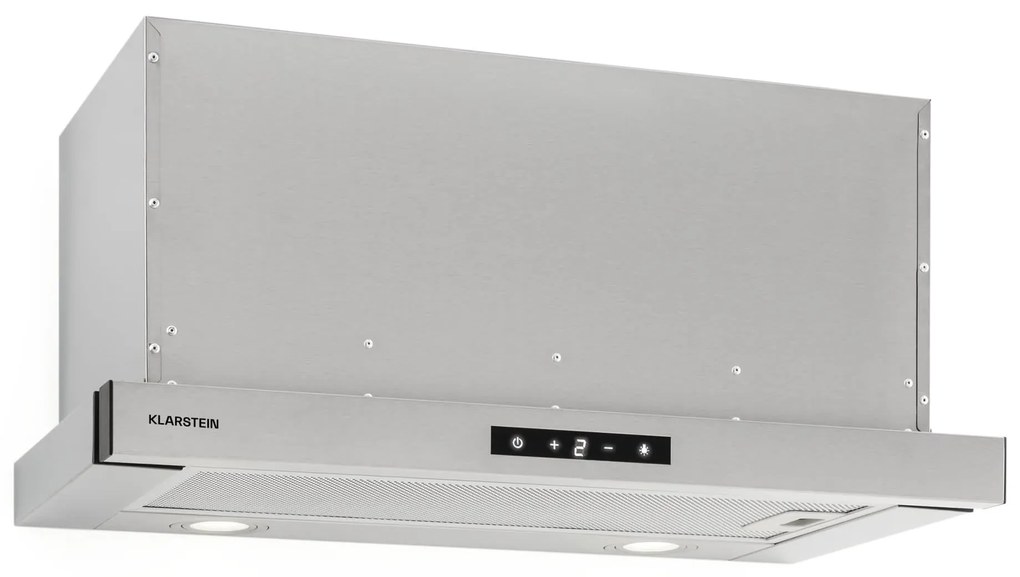 Klarstein Vinea, beépíthető páraelszívó, lapos konstrukció, 60 cm, fekete