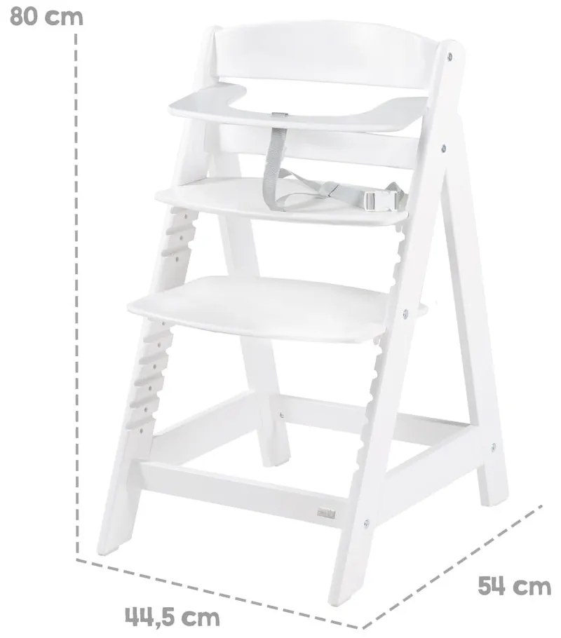 Fehér etetőszék Luxe – Roba