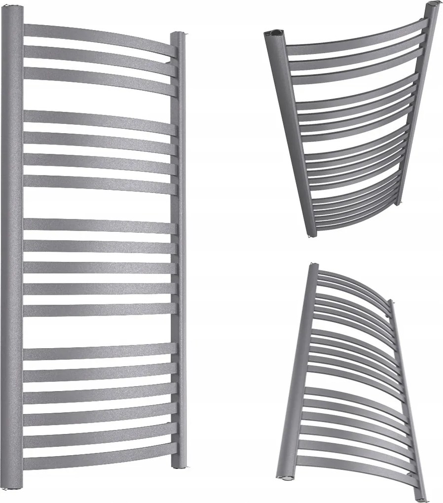 Mei 500/570 Antracit Fürdőszobai Radiátor