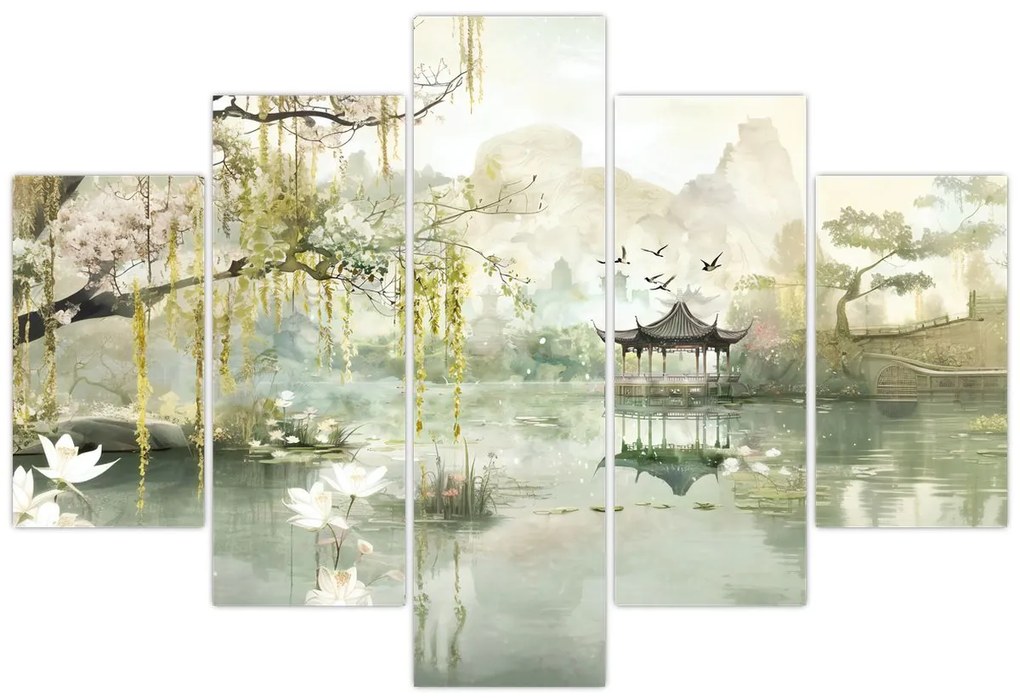 Kép - Kínai tó (150x105 cm)