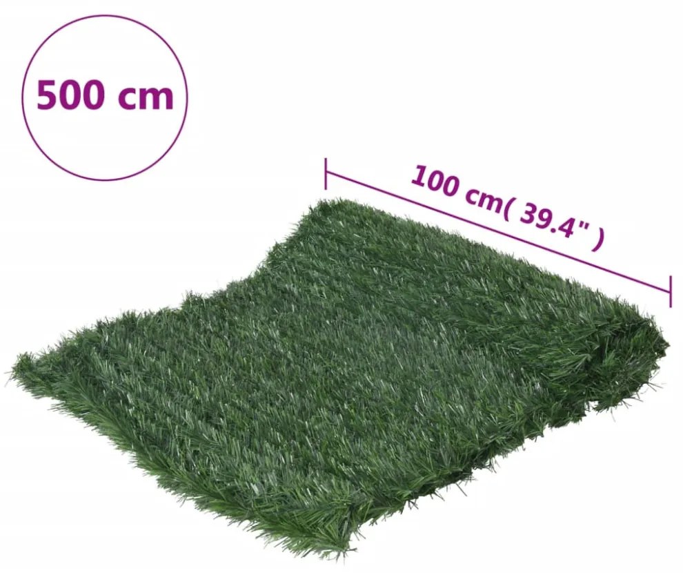 zöld műfűkerítés 1x5 m