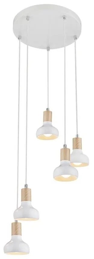 Csillár zsinóron PUERTO 5xE14/40W/230V