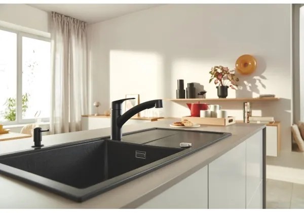 GROHE 1021652430 - CONTEMPORARY 500 ml fekete folyékony szappanadagoló