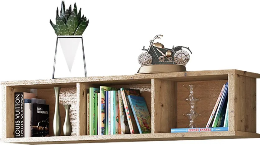 Fali polc 125, artisan tölgy, AIRON