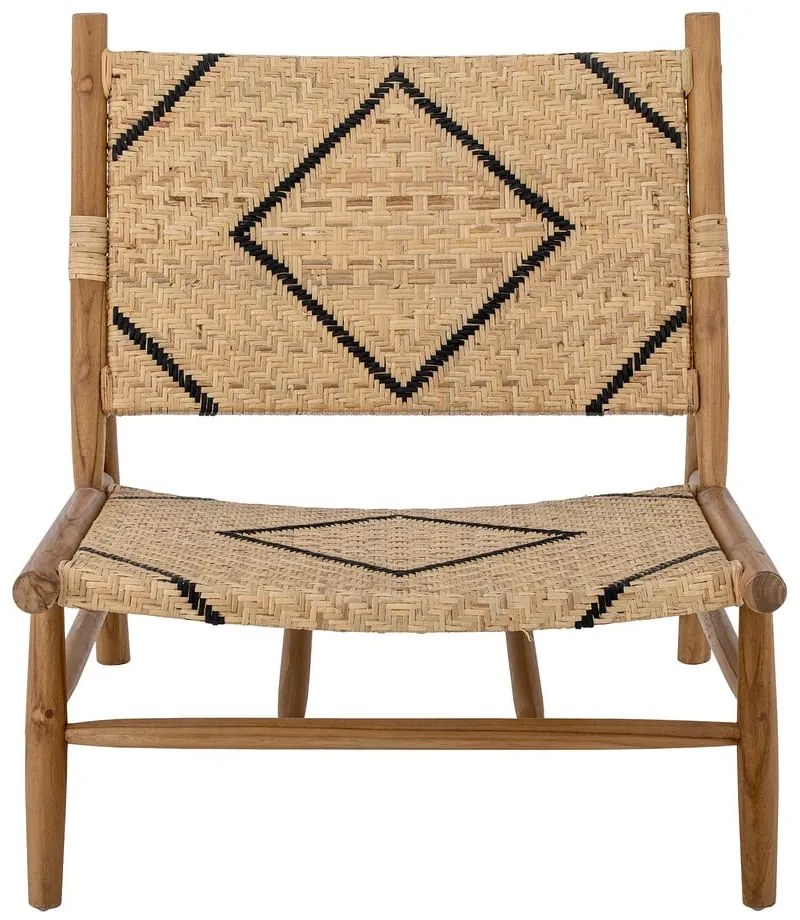 Fonott természetes színű fotel Lennox - Bloomingville