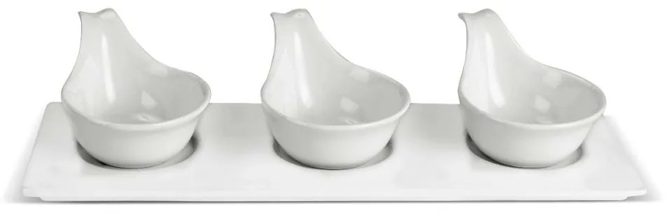 Lamart LT9218 4 részes tálalószett Dine, 34 x 12cm